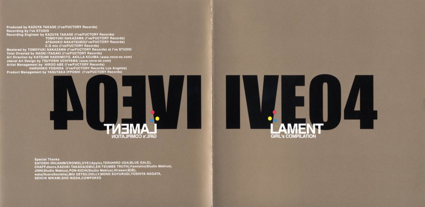 I'VE GIRL'S COMPILATION 4 LAMENT (2003) MP3 - Download I'VE